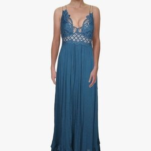 Free People Adella Maxi Slip dress Size Large
